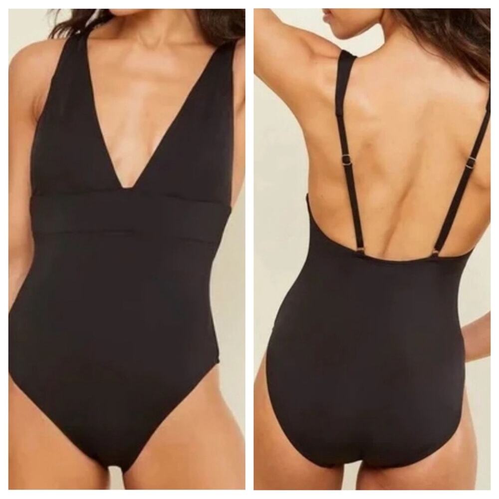 NWT ANDIE Women's Black Sardinia One Piece Swimsuit